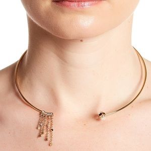 Rebecca Minkoff Rock Fringe Collar Necklace